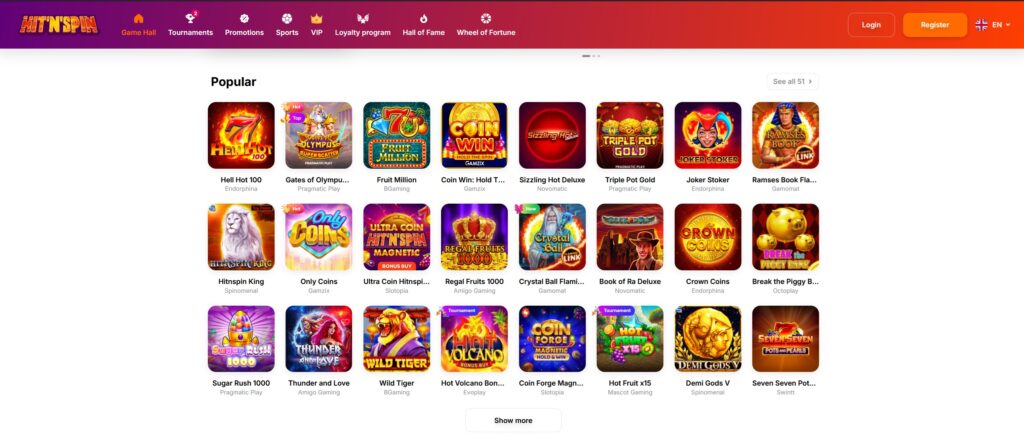 hit n spin casino: A Comprehensive Review