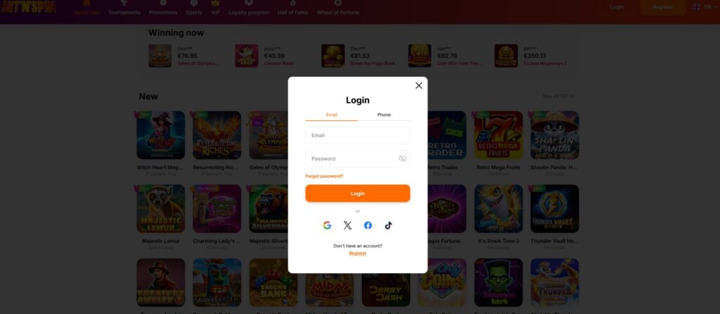HitnSpin Casino Anmeldung - Eine vollständige Anleitung für den einfachen Zugriff auf Ihr Konto